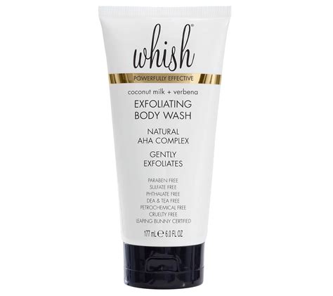 Whish Coconut Milk + Verbena Exfoliating Body Wash, 6 oz - QVC.com