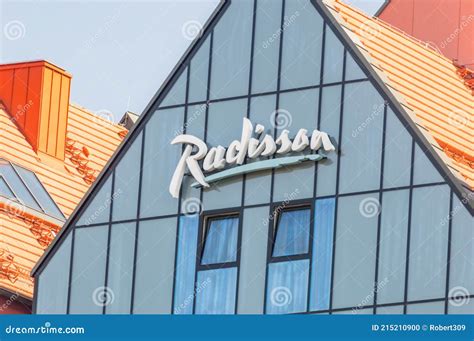 Radisson Logo To the Luxury Hotel Chain Editorial Image - Image of building, brand: 215210900