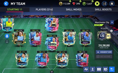 Man City Squad Update : r/FUTMobile