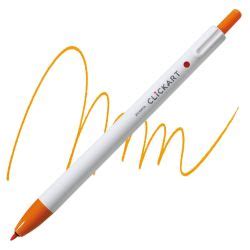 Zebra ClickArt Retractable Marker - Orange | BLICK Art Materials