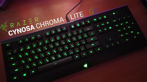 Обзор Razer Cynosa Lite RGB Chroma из Rozetka - YouTube