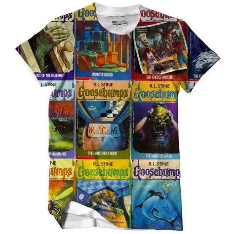 SoScribbly - Goosebumps Short Sleeve Graphic T-Shirt | Unisex, Up to ...