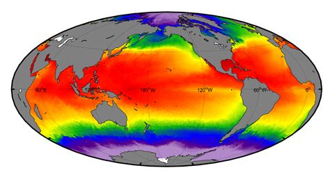 Monthly Temperature and Gradient Maps – Earth and Space Research