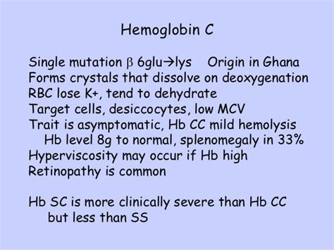 Hemoglobinopathy