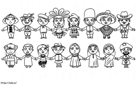 Free Diversity coloring page
