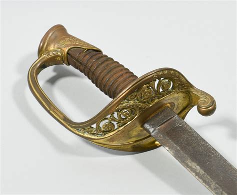 Lot 295: 2 Civil War Era Officer's Swords, Devon Farm