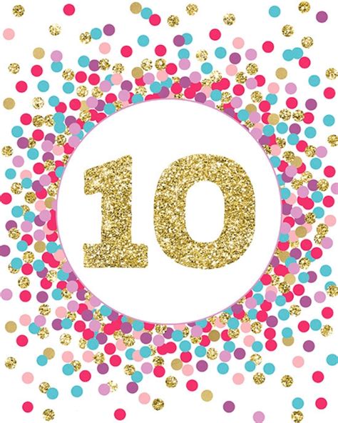 Celebrate a Milestone: Happy 10th Birthday!