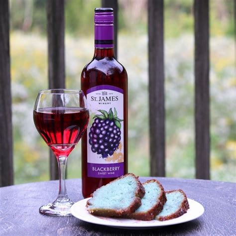 Blackberry Fruit Wine Cake - St. James Winery