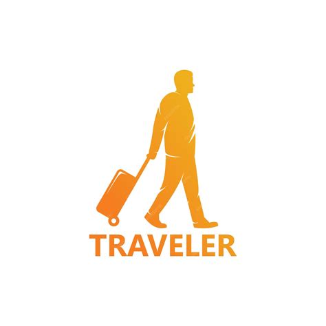 Premium Vector | Traveler Logo Template Design Vector Emblem Design Concept Creative Symbol Icon