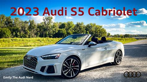 The Perfect Weekend Convertible: The 2023 Audi S5 Cabriolet - YouTube