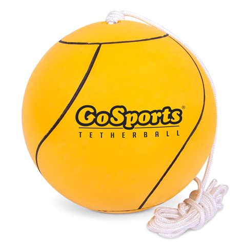 Gosports Tetherball And Rope Set, Full Size Backyard Outdoor Tetherball - Universally Compatible ...