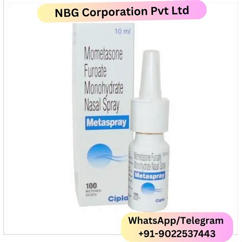 Mometasone Furoate Monohydrate Nasal Spray, Packaging Type: Bottle, Packaging Size: 10ml at Rs ...