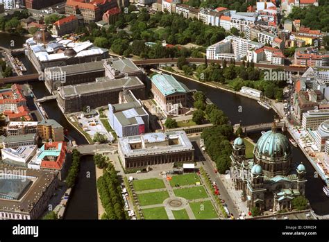 Museum Island in Berlin, Aerial View Stock Photo - Alamy