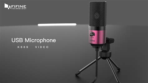 Fifine Usb Podcast Condenser Microphone Recording On Laptop, No Need Sound Card Interface and ...