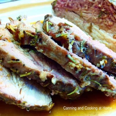 Sunday Pork Roast - CANNING AND COOKING AT HOME