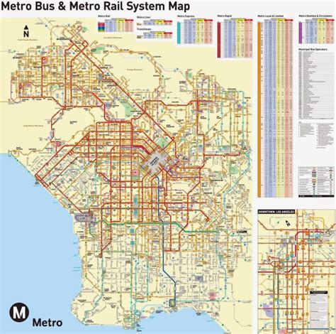 Metro Lines Los Angeles Map - Map