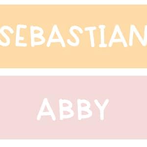 Student Name Labels Editable Classroom Decor - Etsy