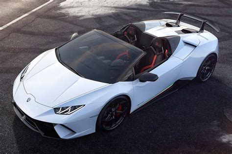 Lamborghini Huracan Performante Spyder White 2018 | AUTOBICS