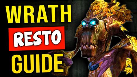 WotLK CLASSIC RESTO DRUID GUIDE (Talents, Weak Auras, Rotation and more ...