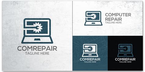 Computer Repair Logo Template by TrulyDesign | Codester