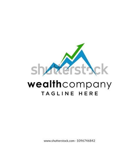 Wealth Logo Design Inspiration Mountain Wealth Stock Vector (Royalty Free) 1096746842 | Shutterstock