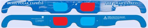 Official Polar Express DVD 3D Glasses