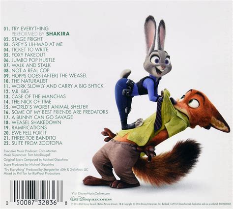 Zootopia (Original Motion Picture Soundtrack) | Zootopia Wiki | Fandom