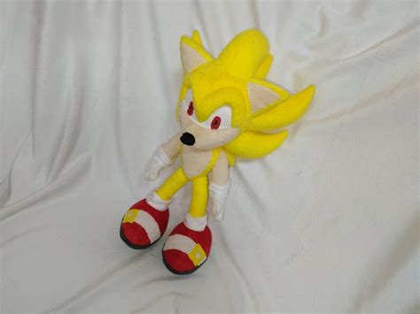 NOT FOR CHRISTMAS. This is a sample of the plush Super Sonic | Etsy