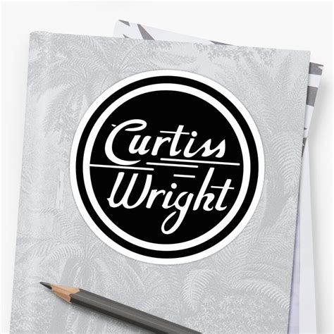 "Curtiss Wright Logo" Stickers by warbirdwear | Redbubble