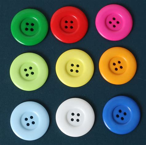 38mm 5pcs Fashion Resin Round Big Buttons Sewing buttons garment sewing ...