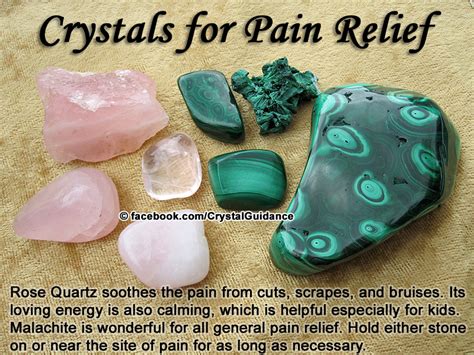 Crystals for Pain Relief