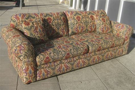 UHURU FURNITURE & COLLECTIBLES: SOLD - Colorful Sofa and Loveseat - $150