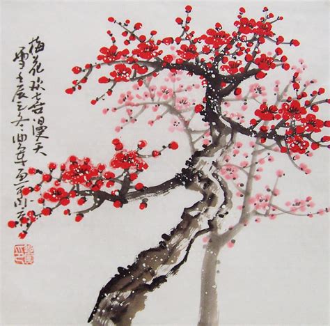 Cherry Blossom paintings Original chinese painting oriental