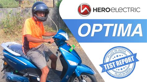 Test Report : 2021 Hero Electric Optima Electric Scooter | हिन्दी with ...