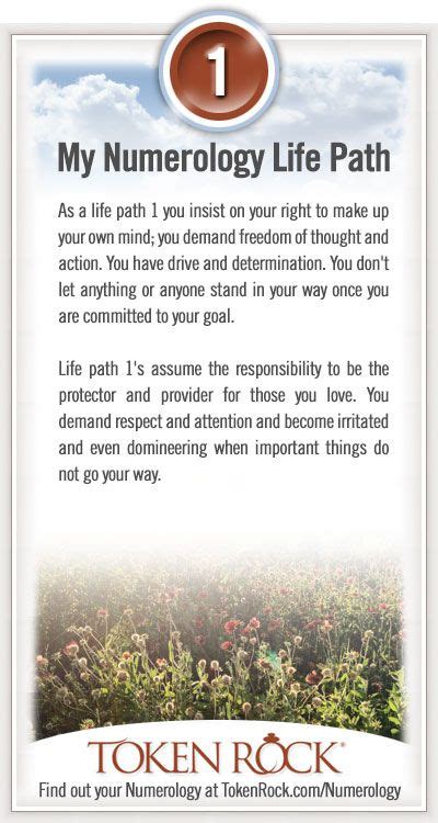 Life Path 1 | Numerology at TokenRock | Numerology life path, Life path 5, Life path 4