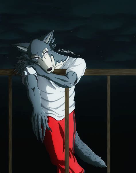 "Sad Wolf" art by me @Tenebris.___ on IG, hope you like it 🖤 : r/Beastars