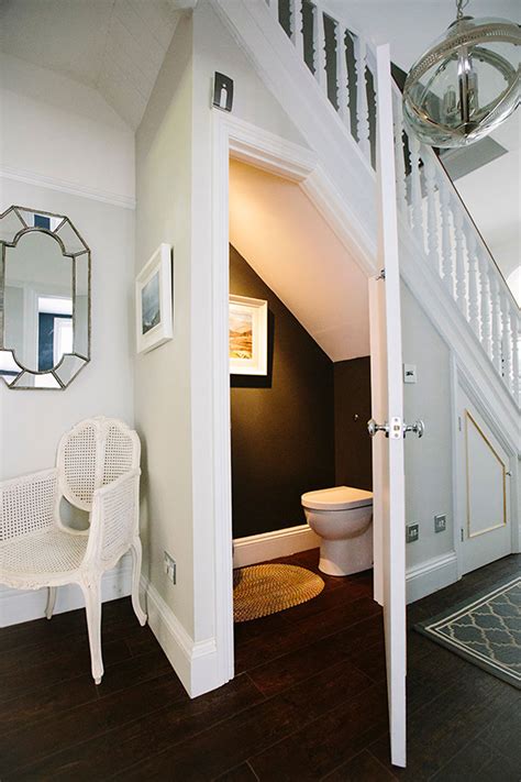 Bathroom under stairs and tips and best practices for this space