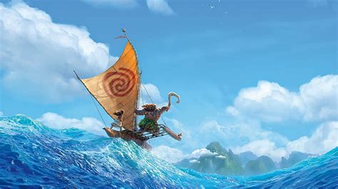 1080P Descarga gratis | Moana, yate, mar, ola, azul, Fondo de pantalla HD | Peakpx