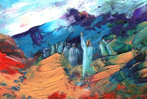 Modern Biblical Art | New Bible Paintings - Modern and vibrant art by ...