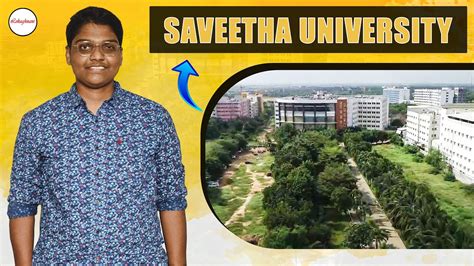 Saveetha University Chennai - Campus life, Courses, Fees, Placements ...