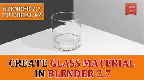 Blender 2.7 Tutorial For Beginners #2: How to make glass material - YouTube