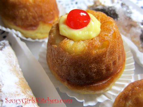 Rum Babas filled with Italian Pastry Cream | Great food ~ it's really ...