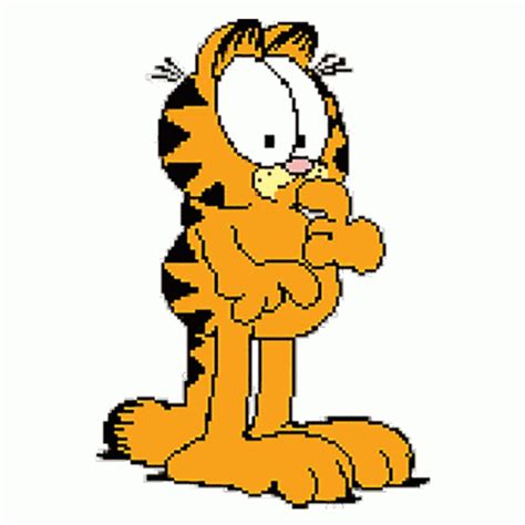 Garfield Garfield Thinking Sticker - Garfield Garfield Thinking ...