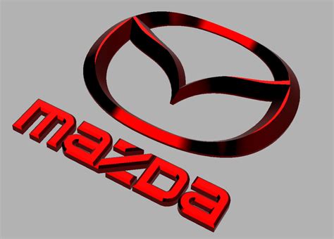 3D-Datei MAZDA LOGO und Abzeichensatz・Design für 3D-Drucker zum ...