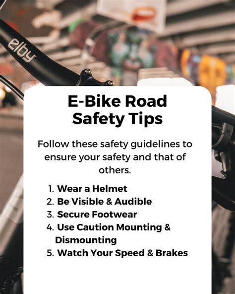 Electric Bike Safety: Your Essential Checklist – Elby