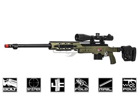 Well MB4411G Bolt Action Sniper Airsoft Rifle ( OD Green )