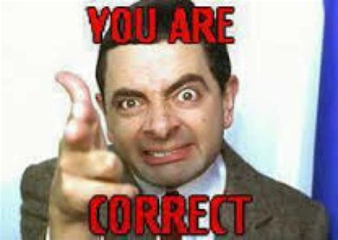 FB PIC comments: Mr bean - you are correct