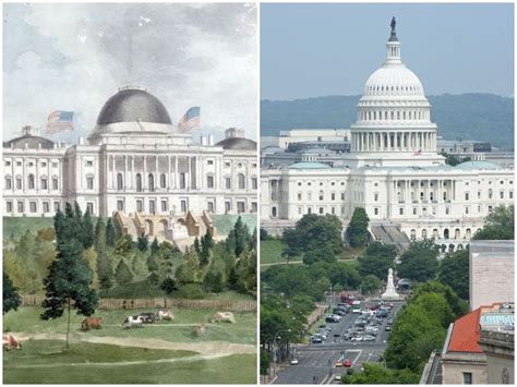 U.s. Capitol - Under Construction The U S Capitol Picture This Library Of Congress Prints Photos ...