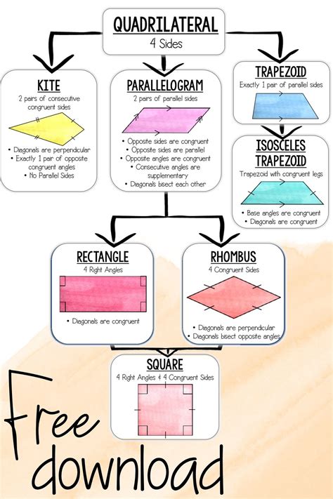 Quadrilaterals Worksheet Grade 3