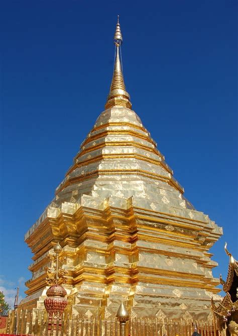 Doi Suthep temple stock image. Image of historic, golden - 2341221